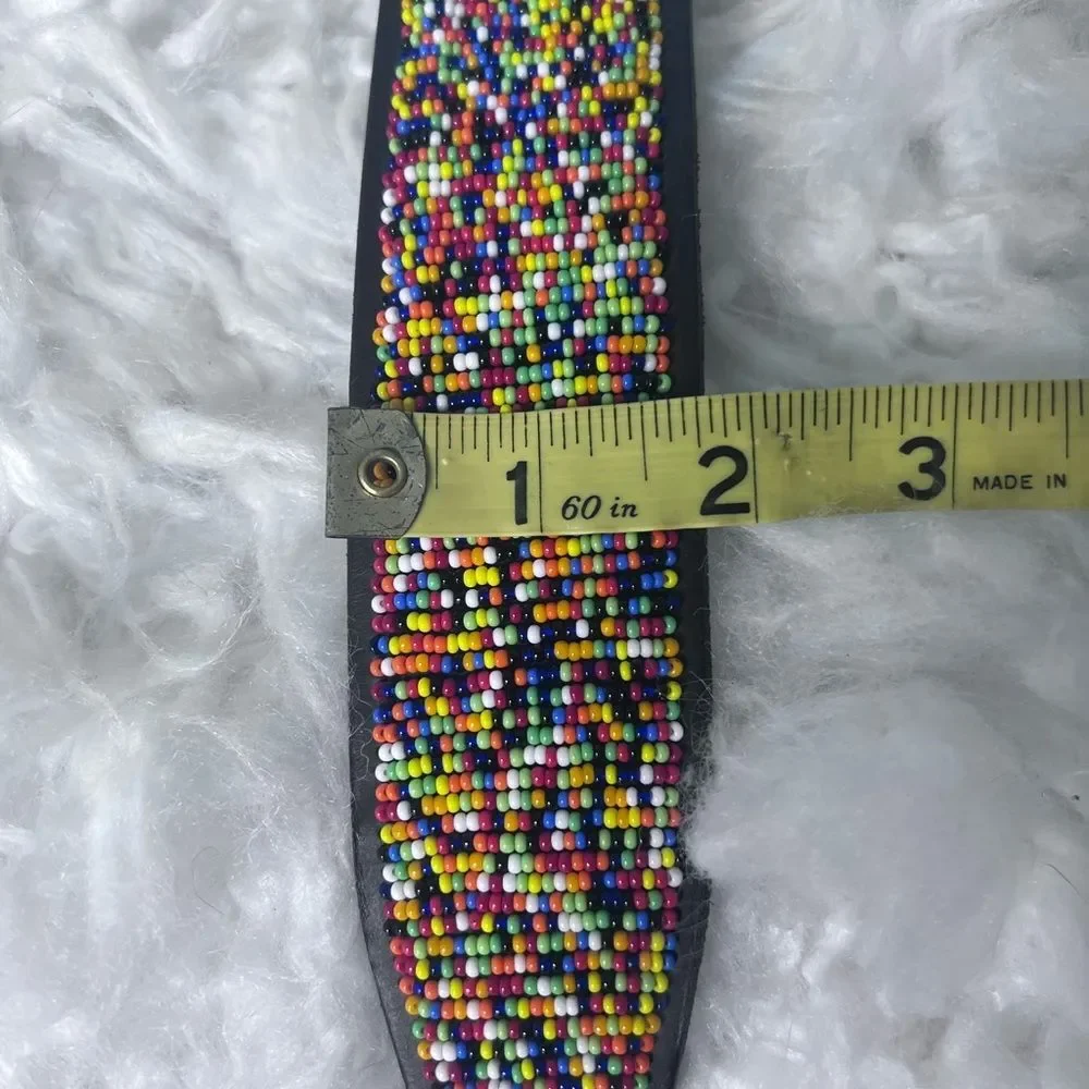 Hand Beaded dog collar The Kenyan Collection